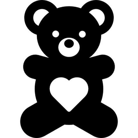 Teddy bear Free Icon | Free Icon #Freepik #freeicon #freebear #freetoy #freeteddy-bear #freeromantic Teddy Bear Pic, Bear Pic, Teddy Bear Icon, Baby Flash Cards, Bear Icon, Teddy Bear Cartoon, High Contrast Images, Bear Vector, Silhouette Frames