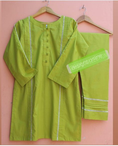 Plane Shirt Design For Women Pakistani, Summer Dress Design, Green Kurti, Plain Dresses, Dresses Plain, Lawn Dresses, Lace Dress Design, Trendy Shirt Designs, Pakistani Fashion Casual