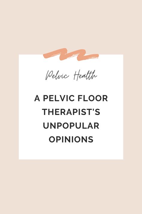 Peep a pelvic floor physical therapist’s *soapbox worthy* unpopular opinions – aka the pelvic health facts that miiiiiiight challenge or contradict what you’ve been told by your doctor, seen on social media, taught by your mom, or heard from your bestie. Pelvic Floor Health, Pelvic Health, Pelvic Floor Physical Therapy, Floor Quotes, Health Memes, Pelvic Floor Therapy, Pelvic Floor Dysfunction, Therapist Office, Pelvic Pain