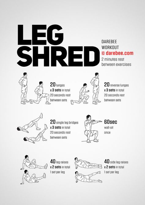 Leg Shred Workout Leg Workouts For Men, Shred Workout, Leg Workouts Gym, Home Workout Men, Workout Man, Trening Sztuk Walki, Leg Workout At Home, Workout Routine For Men, Gym Workouts For Men