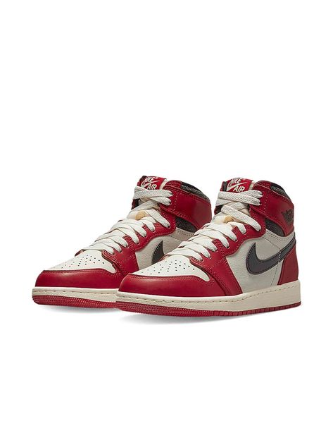 Nike Air Jordan 1 Retro High OG Chicago Lost and Found (GS) Prior Jordan 1s Lost And Found, Air Jordan 1 Chicago Lost And Found, Nike Lost And Found, Jordan 1 High Lost And Found, Jordan 1 Chicago Lost And Found, Lost And Found Jordan 1, Jordan 1 Aesthetic, Jordan 1 Lost And Found, Nikes Jordans