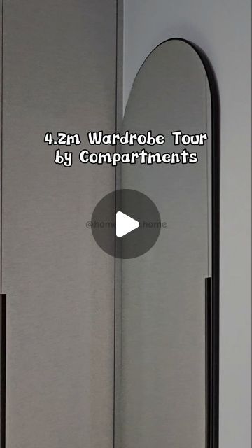 🏠 Home Swee Home on Instagram: "I have always wanted a biggggg wardrobe to fit all my clothes, so this is literally a ✨️dream✨️ come true! 🤩 Each compartment was carefully customised according to our needs and habits.

Compartment 1:
3 equally spaced out poles for crop tops, shorts and skirts + accessory trays on the cabinet door 

Compartment 2:
Hidden dressing table with mirror and multiple storage spaces

Compartment 3:
Single pole for long dresses + 3 slim drawers for belts and other accessories 

Compartment 4:
Two equally spaced out poles for ourterwear and knee-length dresses

Compartment 5:
The husb's side. Top pole for shirts, bottom pole for pants + middle slim drawer for accessories

Compartment 6:
Single pole to air "worn but not so dirty clothes", 2 drawers for bedsheets, bo Long Mirror Dressing Table With Storage, Hidden Mirror Dressing Table, Dressing Table Ideas Modern Full Mirror, Hidden Dressing Table In Wardrobe, Hidden Dressing Table, Dressing Table With Mirror, Long Mirror, Full Mirror, Table With Mirror