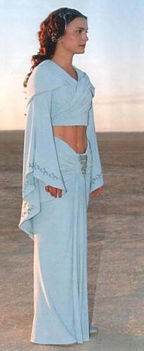 Tatooine Natalie Portman Star Wars, Midriff Dress, Star Wars Padme Amidala, Hollywood Costume, Padme Amidala, Fashion Themes, Mode Chic, Vintage Couture, Tres Chic