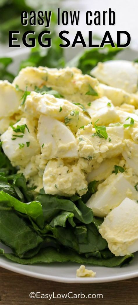 Low Carb Egg Salad, Eggs Boiled, Keto Egg Salad, Egg Salad Recipe Healthy, Keto Approved Foods, Best Egg Salad Recipe, Easy Egg Salad, Healthy Eggs, Keto Diet Breakfast