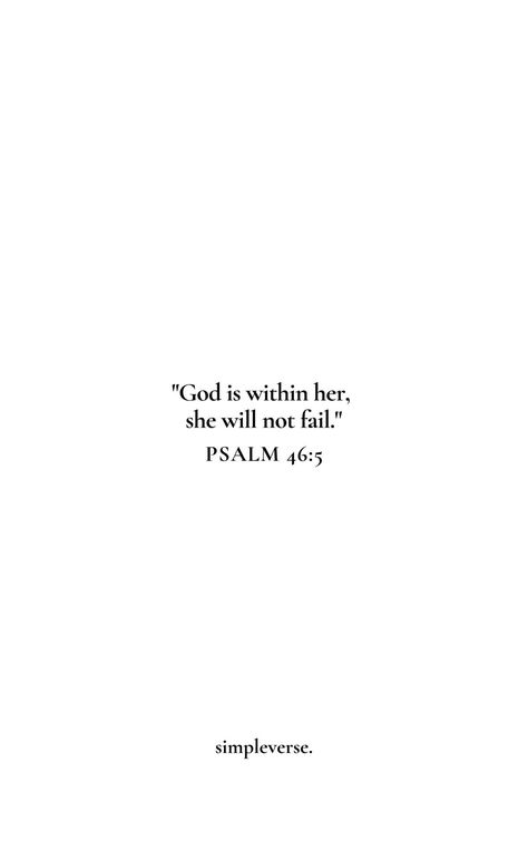 With God She Will Not Fail, Bible Verse For Motivation To Study, Wallpaper Iphone With Bible Verse, Good Is Within Her She Will Not Fail, Psalms About Healing, White Scripture Wallpaper, She Is Bible Verse, Gos Is Within Her She Will Not Fail Wallpaper, God Never Fails Bible Verse