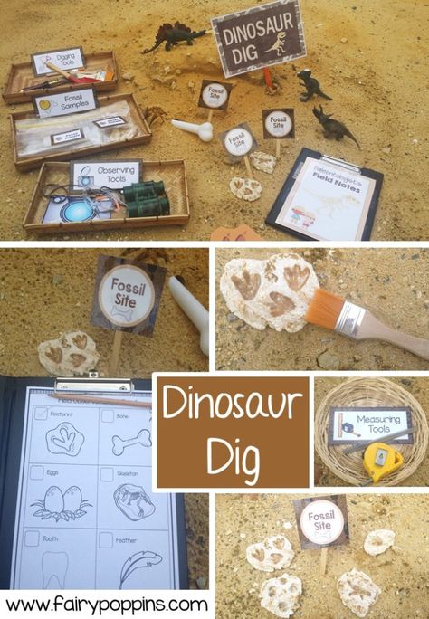 Dinosaurs Eyfs, Fête Jurassic Park, Dramatic Play Ideas, Festa Jurassic Park, Dinosaur Activities Preschool, Dramatic Play Printables, Dinosaur Dig, Role Play Areas, Dinosaur Play