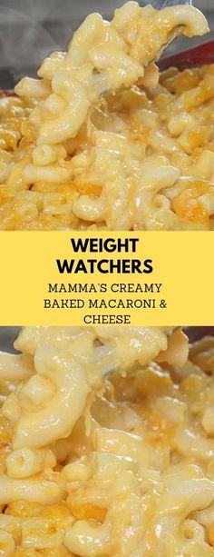 Weight Watchers Side Dishes, Weight Watchers Sides, Weight Watchers Lunch, Weight Watchers Pasta, Weight Watchers Meals Dinner, Weight Watchers Lunches, Best Mac N Cheese Recipe, Weight Watchers Meal Plans, Weight Watchers Recipes Desserts