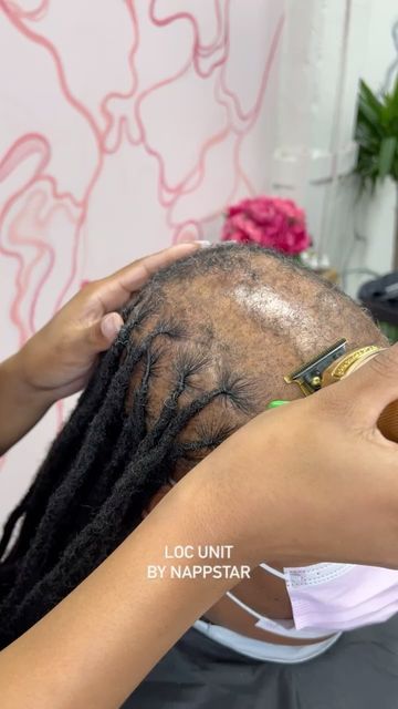 How To Match Green Clothes, Locs With Weave Black Women, Red Boho Locs Black Women, Alopecia Loc Hairstyles, Infinity Locs Styles, Up Do Locs Black Women, Locs On Fine Natural Hair, Simple Loc Styles Long, Nappstar Locs Styles