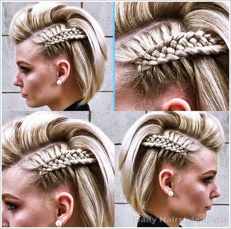 Viking Hairstyles Female, Viking Hairstyles, Short Hair For Kids, Long And Short Hair, Viking Braids, Hairstyles Pigtails, Hairstyles Bun, Viking Hair, Hairstyles Volleyball