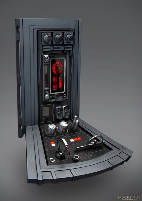 Star Wars Control Panel, Star Wars Imperial Base, Star Wars Squadrons, Prop Concept, Star Wars Items, Props Concept, Star Wars Decor, Star Wars Design, Set Decoration