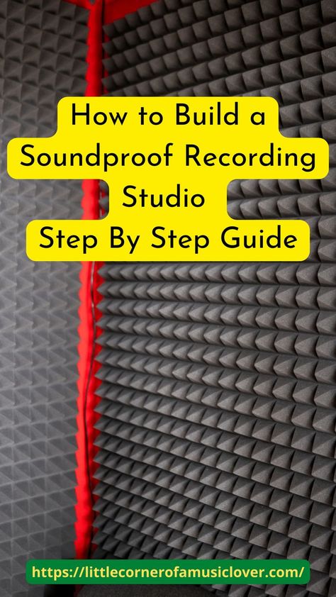 How to Build a Soundproof Recording Studio – Step By Step Guide Diy Music Studio, Music Basics, Guitar Studio, Home Recording Studio Setup, Recording Studio Setup, Drum Room, Music Recording Studio, Learn Singing, Music Mixing