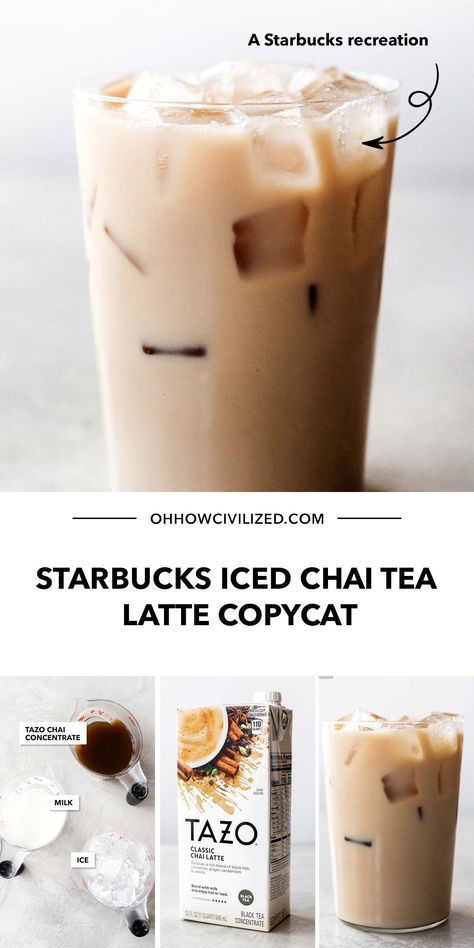 Chia Tea Latte Recipe, Starbucks Chai Tea Latte Recipe, Starbucks Iced Chai, Iced Chai Latte Recipe, Chai Latte Starbucks, Chai Tea Latte Starbucks, London Fog Tea Latte, London Fog Tea, Chai Tea Latte Recipe