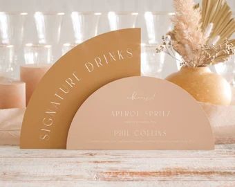 Wedding Drink Menu Sign, Arch Bar, Wedding Drink Sign, Wedding Bar Menu Sign, Wedding Drink Menu, Signature Drink Sign, Bar Menu Sign, Minimalist Dekor, Bar Menu Wedding