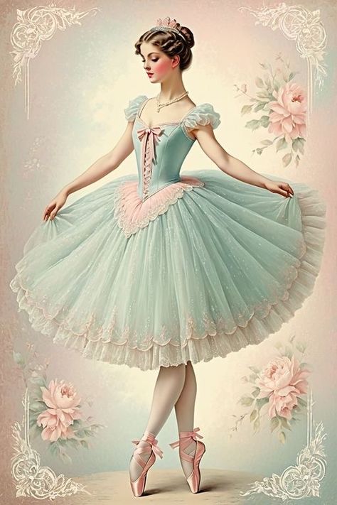 Ballet Posters, Vintage Ballerina, Vintage Ballet, Ballet Beauty, Ballerina Art, Dance Paintings, Ballet Art, Ballet Beautiful, Ballet Costumes