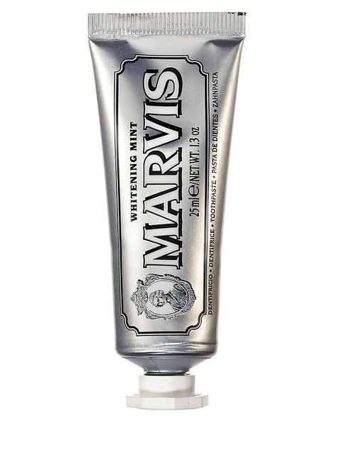 WHAT IT IS Imported from Florence, Italy, Marvis is a superior dental brand that has been loved in Italy for generations. Made in Italy. WHAT IT DOES Marvis Whitening with a sharp taste of cool mint for a pleasant and lasting freshness carries out a whitening activity on your teeth for a more beautiful and splendid smile. Whitening Mint also protects teeth, keeps your breath fresh all day long and helps prevent tooth decay, tartar and plaque. | Marvis Whitening Mint Toothpaste Marvis Toothpaste, Mint Toothpaste, Anti Aging Secrets, Whitening Toothpaste, Bright Smile, Fire Heart, Tooth Decay, Top Beauty Products, Mint Leaves