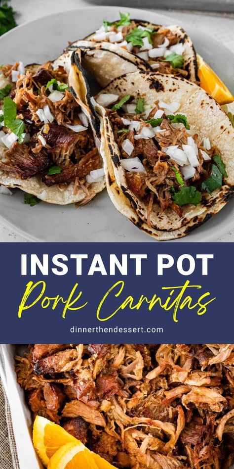 Instant Pot Pork Carnitas Carnitas Instant Pot Recipes, Carnitas Instant Pot, Instant Pot Carnitas Recipe, Instant Pot Recipes Healthy Family, Instant Pot Carnitas, Instant Pot Recipes Healthy, Best Instant Pot Recipes, Pork Carnitas Recipe, Pork Carnitas Slow Cooker