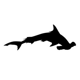 Hammerhead Shark Silhouette Stencil Free Printable Stencils, Medieval Symbols, Hammerhead Shark Tattoo, Animal Stencils, Fish Party, Kinds Of Animals, Woodburning Ideas, Shark Silhouette, Free Stencils Printables