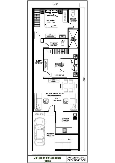 20 X 50 Floor Plans, Airplane Hanger Floor Plans, 17x40 House Plans 2bhk, 22x60 House Plan, 24x60 House Plans, 15×60 House Plan, 20×60 House Plan, 20 X 60 House Plans Layout, 15x60 House Plans