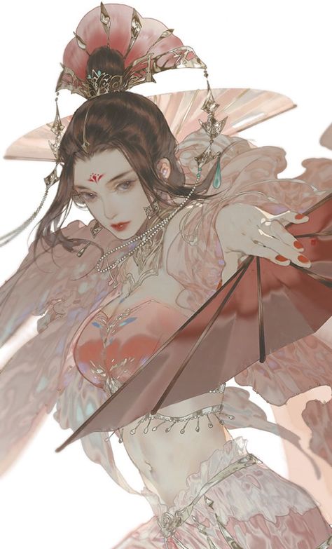 Hanfu Art, Ibuki Satsuki, Asian Style Art, Chinese Art Girl, Antique Illustration, China Art, God Art, Beautiful Fantasy Art, Karakter Anime