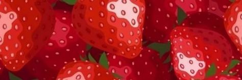 Strawberries Twitter Header, Strawberry Banners Discord, Fruit Pfp Aesthetic, Pink Red Twitter Header, Strawberry Youtube Banner, Strawberry Notion Header, Strawberry Twitter Banner, Strawberry Widgets Aesthetic, Strawberry Header Aesthetic