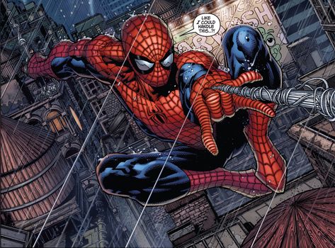 Spider-Man in Ultimatum vol 1 #1 | Art by David Finch, Danny Miki & Steve Firchow Spiderman Comic Art, Spiderman Comic, The Spider, Comic Panels, Spiderman Art, Amazing Spiderman, Computer Wallpaper, Amazing Spider, Spider Verse