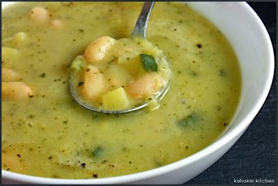 Leek, Zucchini & White Bean Soup Zucchini White Bean, Zucchini Soup, Leek Soup, White Bean Soup, Soup And Stew, White Bean, Veg Recipes, Zucchini Recipes, Bean Soup