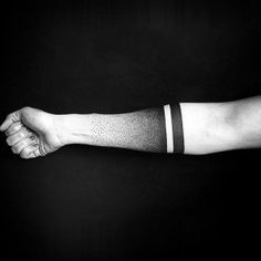 Pointillism Tattoo, Simbolos Tattoo, Tattoo Band, Minimalistic Tattoo, Blackout Tattoo, Dot Tattoos, Tattoos Geometric, Arm Band Tattoo, Dot Work Tattoo