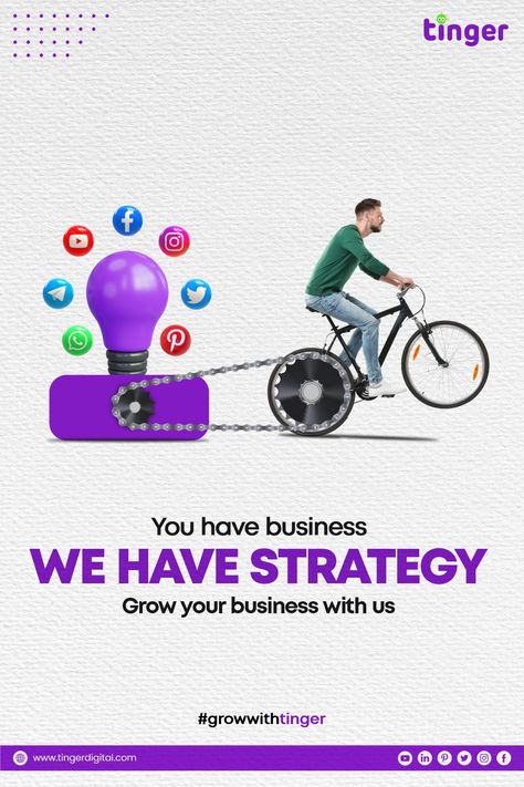 Advertise With Us Design, Grow Your Business With Us, Tinger Digital Marketing Posts, Digital Marketing Poster Social Media, Technology Creative Ads, Creative Digital Marketing Posts, Business Post Ideas, Digital Marketing Post Ideas, Social Media Marketing Creative Ads