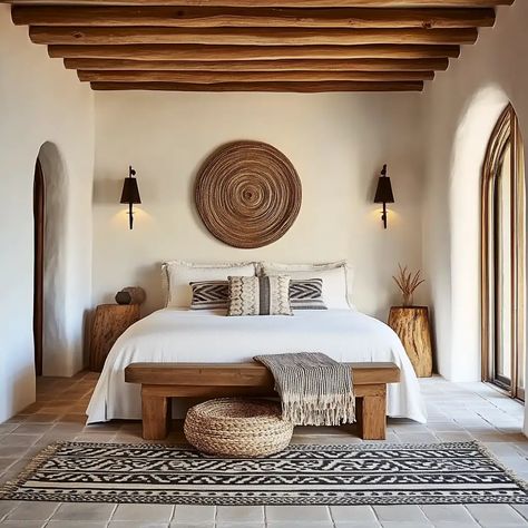 Arizona Homes Interior, Modern New Mexico Interior Design, Santa Fe Style Interiors, Baja Style Decor, Sedona Arizona Houses, Desert Southwest Home Decor, Baja Interior Design, Spanish Casita Interior, Spanish Home Decor Ideas