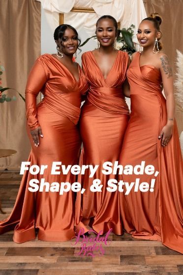 Bridal Babes Has The Perfect Gowns, Robes, Accessories and More for Your Bridesmaids! Whether You're Shopping for Fall Weddings or Planning Ahead for Spring Weddings, this is the place to be for glamorous brides and bridesmaids! Shop Today or Connect with Us Through Our Virtual Consultations!! Mermaid Long Bridesmaid Dresses, Orange Bridesmaid, Orange Bridesmaid Dresses, Custom Bridesmaid Dress, Orange Satin, Plus Size Formal, Green Bridesmaid, Satin Wedding, Long Bridesmaid Dresses