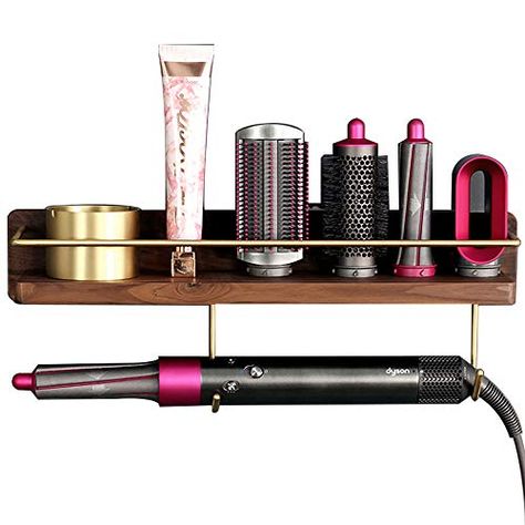 Hair Salon Storage, Hair Curler Wand, Salon Storage, Hair Curling Wand, Styler Hair, Dyson Hair Dryer, Dyson Airwrap, Hair Dryer Holder, Curling Hair With Wand