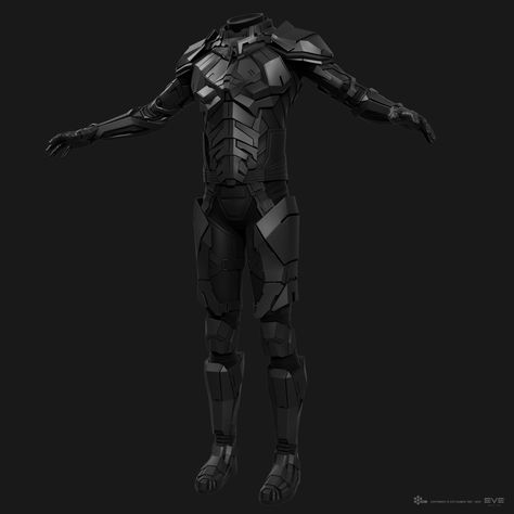 Armadura Avançada Completa Carbono/Titânio Teknologi Futuristik, Armor Suit, Combat Suit, Superhero Suits, Futuristic Armor, Futuristic Armour, Combat Armor, Eve Online, Sci-fi Armor