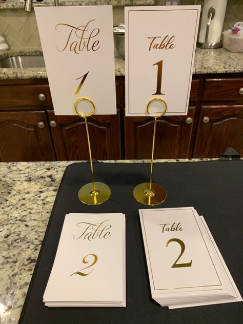 Table 1 Wedding Number, White And Gold Wedding Table Numbers, Table Number For Wedding, Gold Gala Decor, Wedding Reception Table Numbers, Table Seating Chart Ideas, Banquet Themes, Tall Table Numbers, Table Number Design