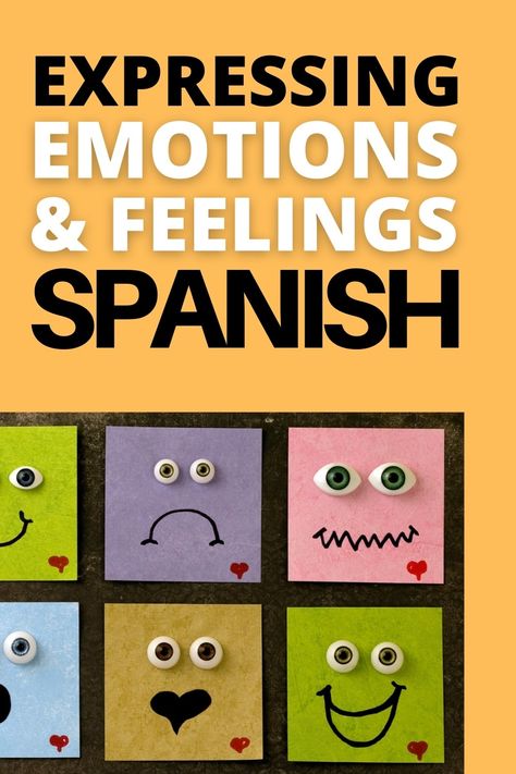 Feelings In Spanish, Spanish Cafe, Spanish Expressions, Expressing Yourself, Calming Techniques, Emotional Expression, Expressing Emotions, Language Learners, Spanish Lessons