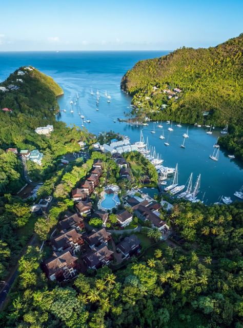 Marigot Bay St Lucia, St Lucia Island, St Lucia Travel, St Lucia Hotels, St Lucia Resorts, Travel Wishes, Caribbean Culture, Saint Lucia, Santa Lucia