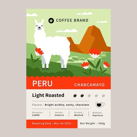 Hand drawn coffee label design template | Free Vector #Freepik #freevector #coffee-label #coffee-sticker #drink-label #coffee Coffee Bean Label Design, Coffee Label Design Stickers, Beans Packaging, Coffee Label Design, Label Design Template, Coffee Packaging Design, Coffee Sticker Design, Coffee Package, Cafe Logo Design