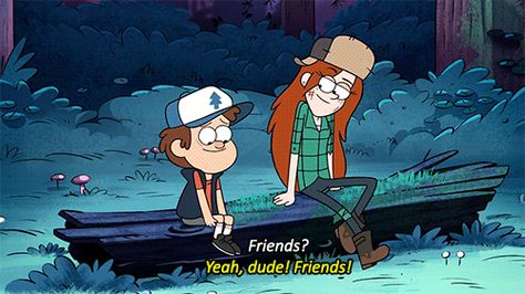 Gravity Falls Gif, Dipper And Wendy, Gravity Falls Wiki, Fall Tv Shows, Wendy Corduroy, Gravity Falls Dipper, The Bunker, Fall Camping, Dipper Pines