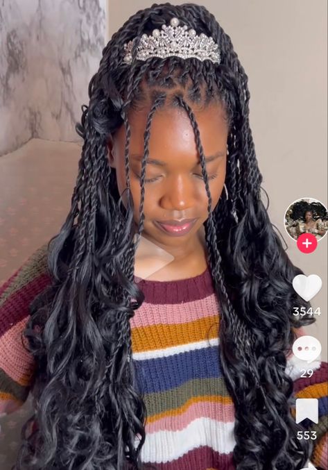 Sweet 16 Hairstyles Black Braids, Sweet Sixteen Hairstyles Black, 16 Hairstyles, Sweet 16 Hairstyles, Sweet Sixteen Birthday Party Ideas, Sweet Sixteen Birthday, Girls Sweet, Black Braids, Beauty Ideas