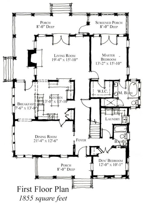 Small Cabin Plans, Architecture Bathroom, Small Cottages, Vintage House Plans, Garage Plan, Historic House, Country Style House Plans, Craftsman Style House Plans, Cottage Plan