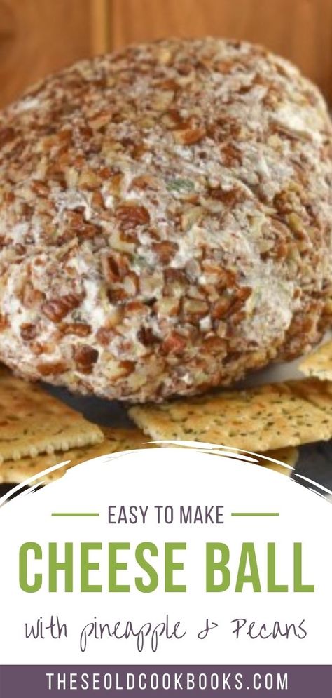 Easy Football Party Food, Football Party Food Ideas, Easy Cheese Ball, Horderves Appetizers, Cheese Ball Recipes Easy, Appetizers Cheese, Football Party Foods, Cream Cheese Ball, Holi Party