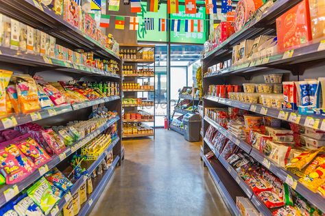 Grocery Supermarket, Grocery Store Design, Warehouse Design, Supermarket Design, Supermarket Shelves, Bra Image, House Design Exterior, Fotografi Vintage, Photography Club