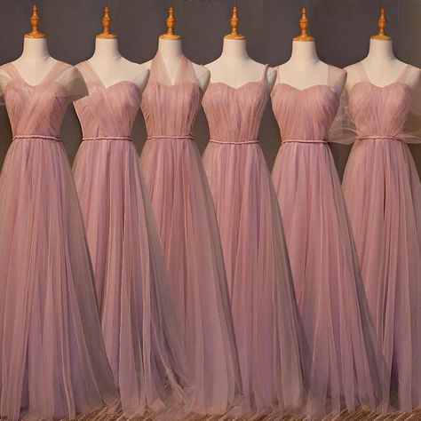 Pink Made Of Honor Dress, Principal Sponsors Gown, Wedding Entourage Gowns, Braids Maid Dresses, Entourage Gowns, Bridesmaids Gown, Farewell Dresses, Bridesmaid Separates, Bridesmaids Gowns