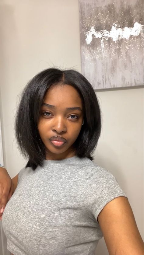 Slick Press, Hair Installation, Healthy Black Hair, Silk Press Hair, Short Relaxed Hairstyles, Pressed Natural Hair, Silk Press Natural Hair, Natural Hair Growth Tips, Natural Hair Short Cuts