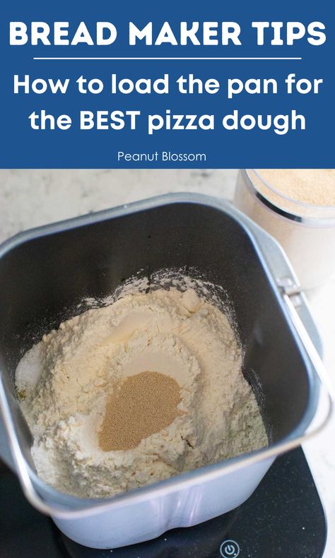 Bread Maker Pizza Dough, Pizza Dough Bread Machine, Deep Dish Pizza Dough, Bread Machine Pizza Dough, Pizza Dough Bread, Easy Bread Machine Recipes, Bread Maker Machine, Best Pizza Dough, Bread Maker Recipes