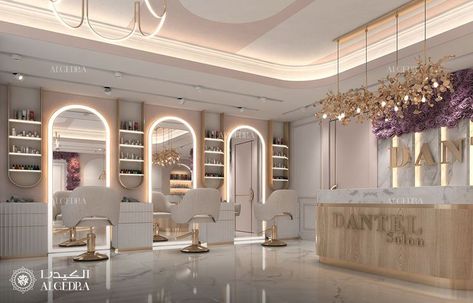 Hair Salon Interior Design, Nail Salon Interior Design, Beauty Salon Interior Design, Nail Salon Interior, Beauty Room Salon, Hair Salon Design, Spa Interior Design, Hair Salon Interior, Salon Suites Decor