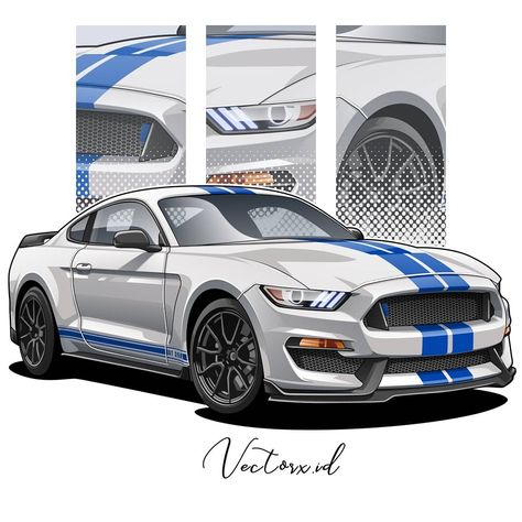 Mustang Illustration Art, Ford Gt Drawing, Mustang Gt Drawing, Mustang Car Drawing, Ford Mustang Drawing, Gt 350 Shelby, Mustang Illustration, Mustang Drawing, Mustang Gtr