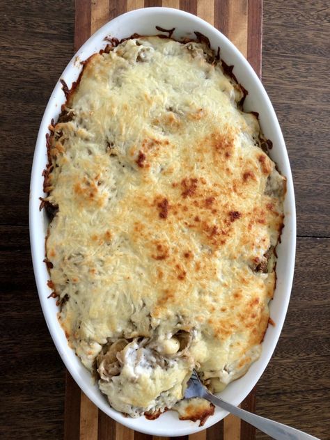 French Onion Gnocchi Casserole - Blythes Blog Blythes Blog French Onion Gnocchi Casserole, French Onion Ravioli, French Onion Gnocchi, Gnocchi Casserole, French Onion Casserole, Recipes Meatless, Onion Casserole, Potluck Dishes, Onion Recipes