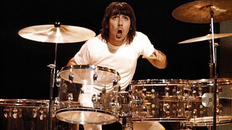 Photo of Keith MOON and WHO John Entwistle, Keith Moon, Roger Daltrey, Greatest Rock Bands, Drummer Boy, The Who, Rock Legends, Vintage Drums, Drummers