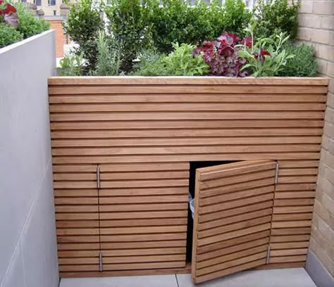 Five Green Roof Ideas | AD - Moral Fibres Garden Fence Panels, Front Garden Design, Plants Growing, Building A Fence, Bike Shed, Contemporary Garden, Garden Store, Garden Trellis, Garden Storage