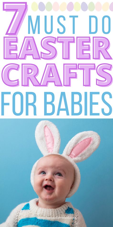 Easter Crafts for Babies Infant Easter Activities, Easter Crafts For Infants, Easter Crafts For Babies, Baby Fall Crafts, Baby Easter Crafts, Handprint Bunnies, Easter Handprint Crafts, Crafts For Infants, Crafts For Babies